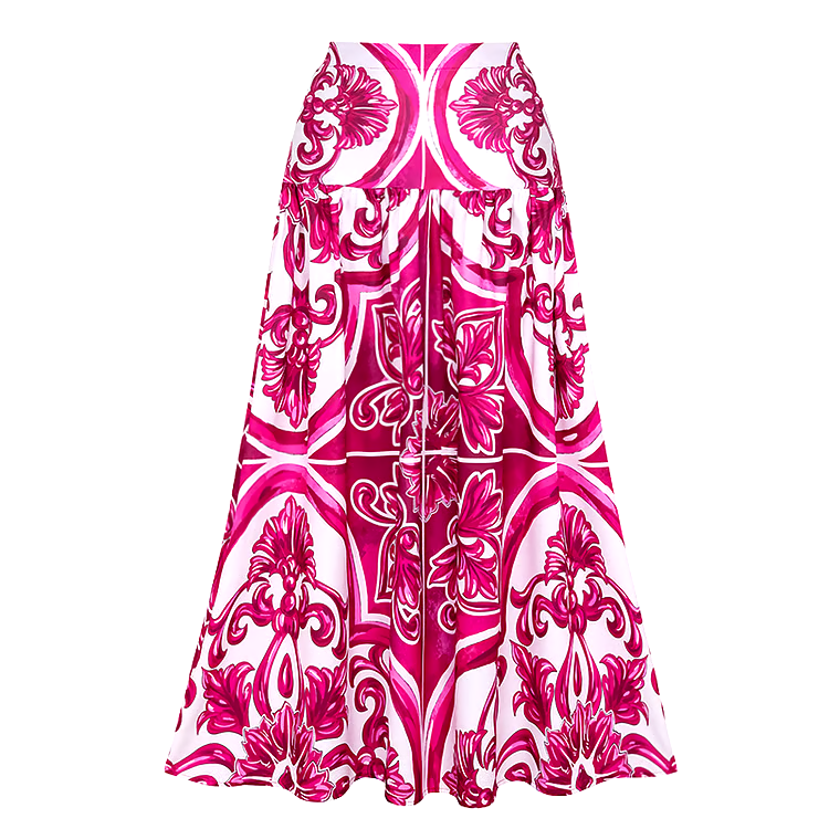 Sling Print Dressi Two Piece Swimsuit Set